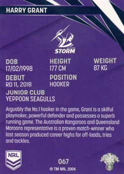 2024 NRL Traders Titanium - Show Card Exclusive #067 Harry Grant Back